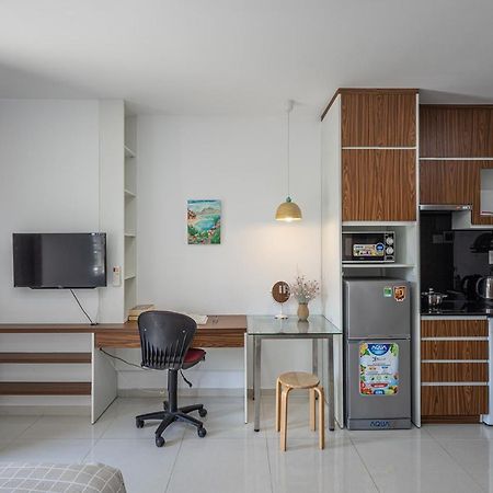 Apartemen studio 27 m² dengan 1 kamar mandi pribadi di Binh Thanh Ho Chi Minh City Bagian luar foto
