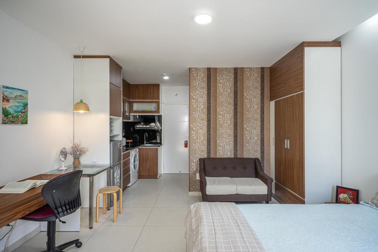 Apartemen studio 27 m² dengan 1 kamar mandi pribadi di Binh Thanh Ho Chi Minh City Bagian luar foto
