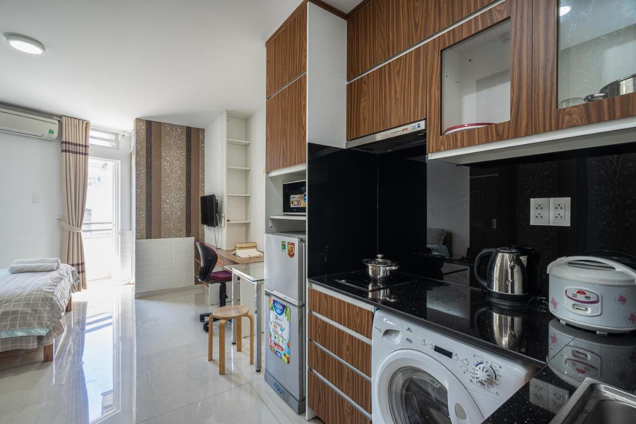 Apartemen studio 27 m² dengan 1 kamar mandi pribadi di Binh Thanh Ho Chi Minh City Bagian luar foto