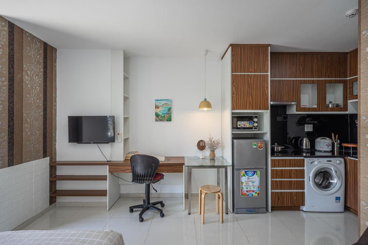 Apartemen studio 27 m² dengan 1 kamar mandi pribadi di Binh Thanh Ho Chi Minh City Bagian luar foto
