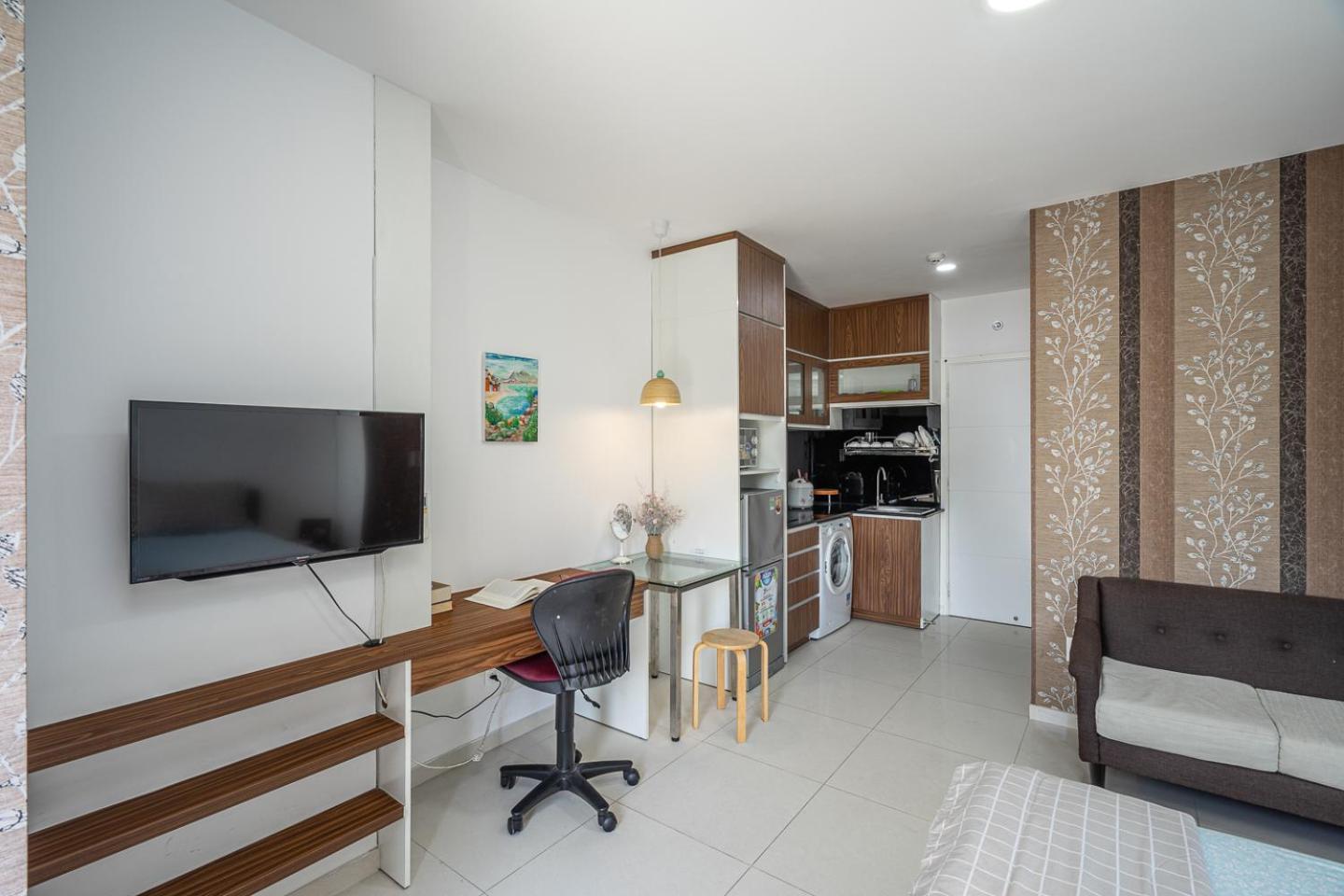 Apartemen studio 27 m² dengan 1 kamar mandi pribadi di Binh Thanh Ho Chi Minh City Bagian luar foto