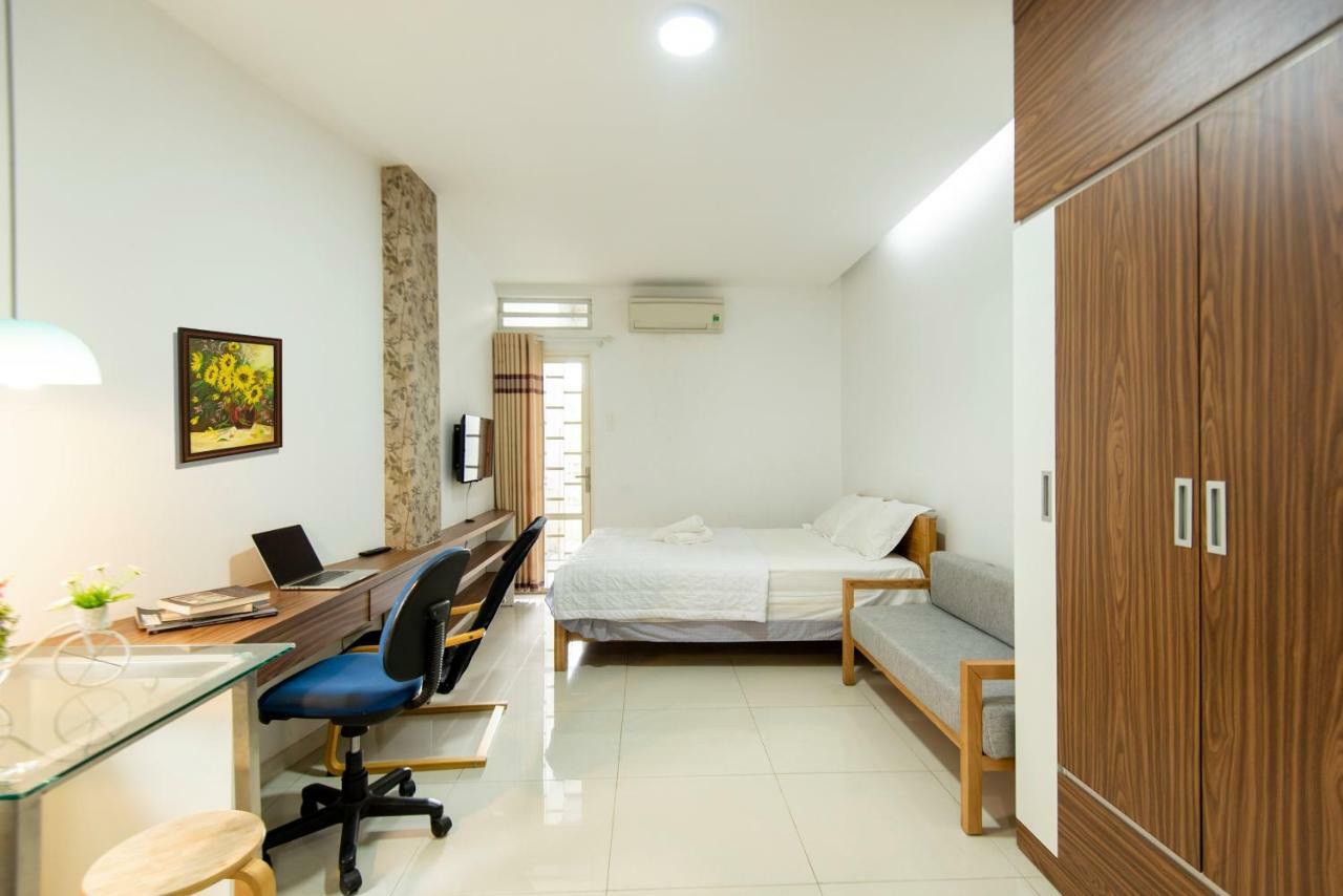 Apartemen studio 27 m² dengan 1 kamar mandi pribadi di Binh Thanh Ho Chi Minh City Bagian luar foto