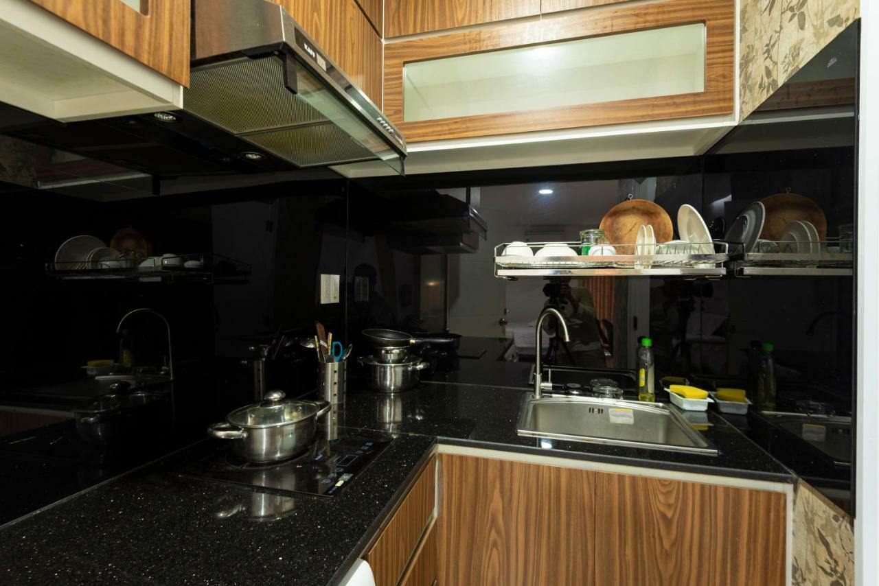 Apartemen studio 27 m² dengan 1 kamar mandi pribadi di Binh Thanh Ho Chi Minh City Bagian luar foto